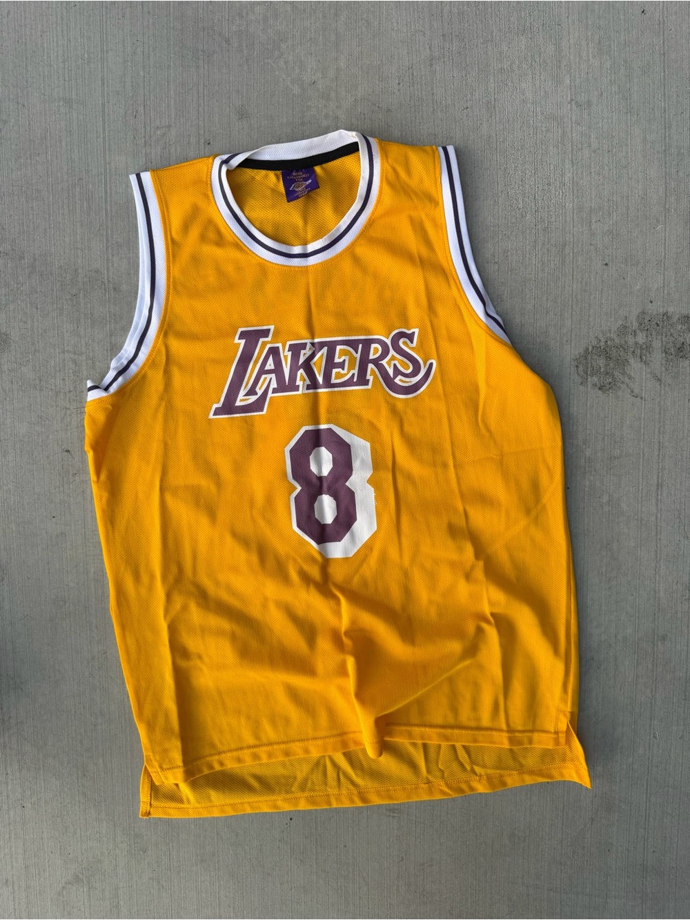Los Angeles Lakers Gold Basketball Jersey - Brand:
